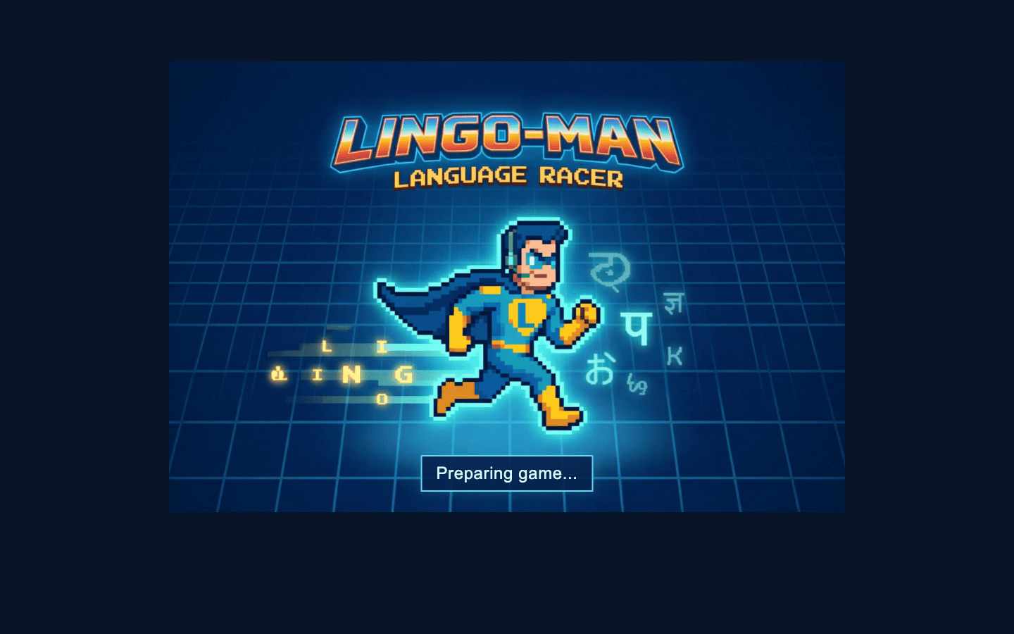 Lingo-Man homepage screenshot